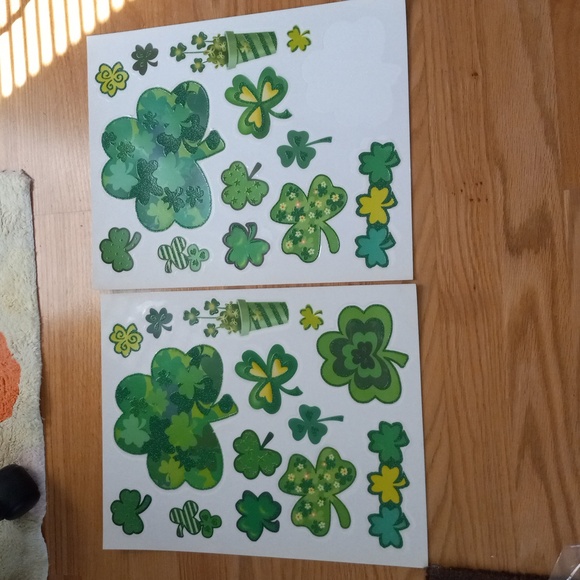 8 Happy St.Patrick's Day Window Clings Decorations - Picture 6 of 6
